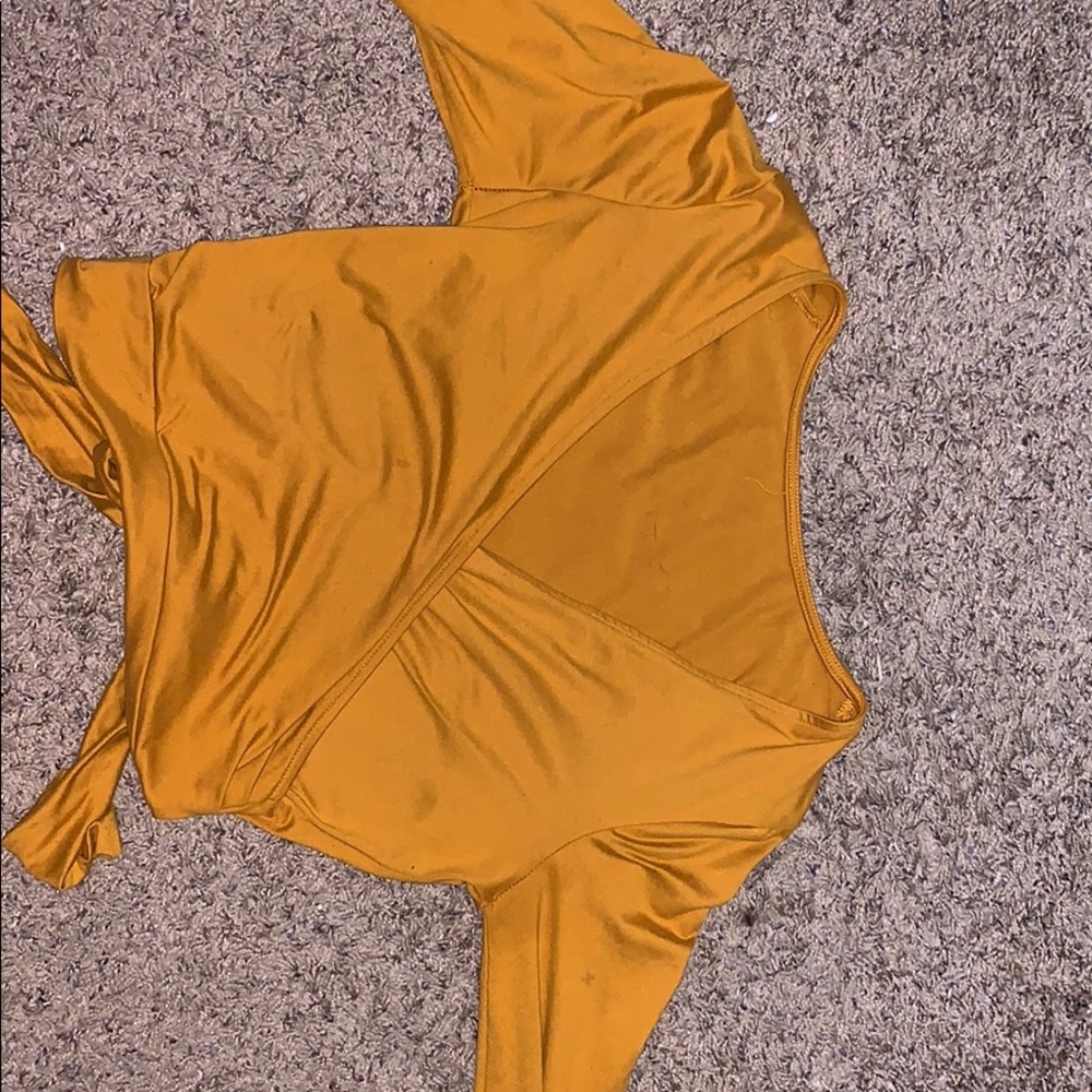 Long  sleeve crop top